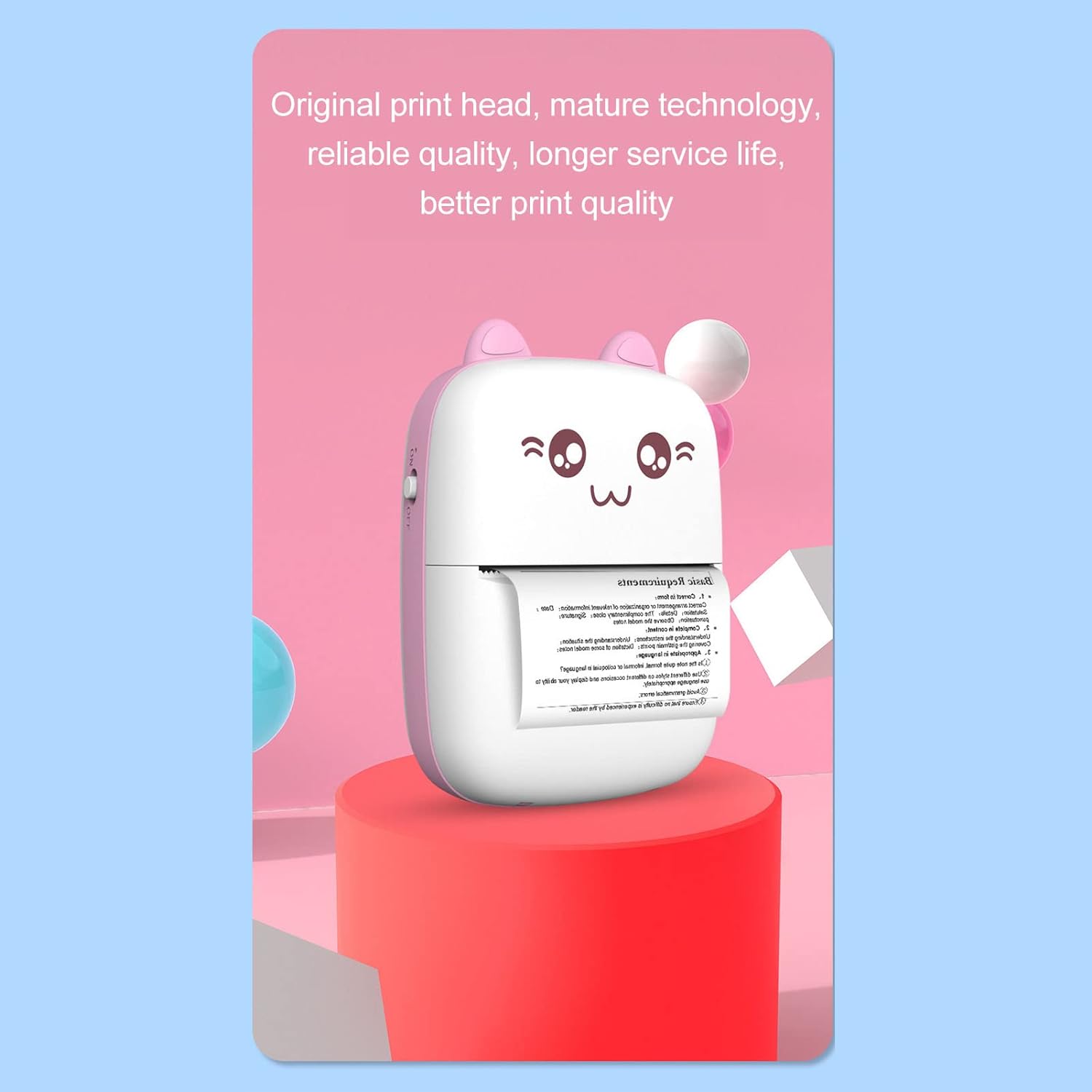 Pocket Mini Bluetooth Thermal Printer – Wireless Smart Printer for Photos (Includes 1 Roll Paper) Pocket Mini Bluetooth Thermal Printer – Wireless Smart Printer for Photos (Includes 1 Roll Paper)